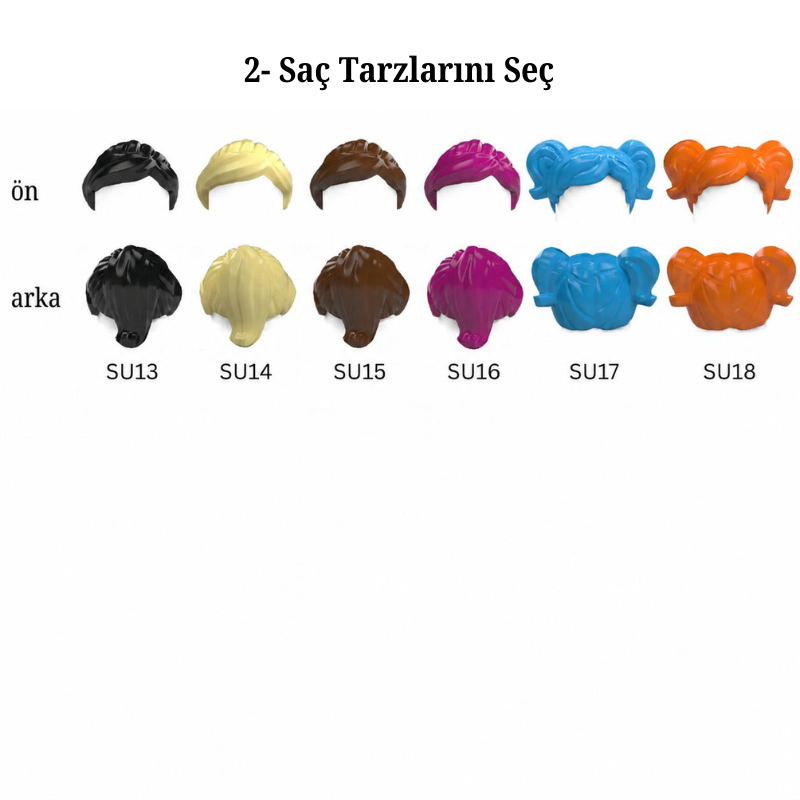 Kişiye Özel Mini Figürlü 3D Blok Çerçevesi